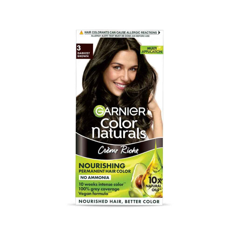 GARNIER COLOR NATURALS 3 DARK BROWN BOX