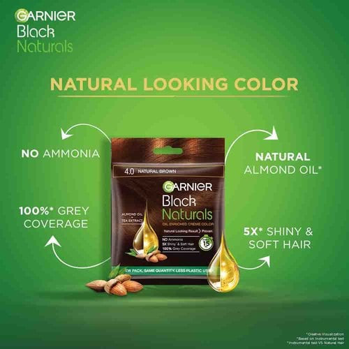 GARNIER BLACK NATURALS 4.0 NATURAL BROWN 20 ML