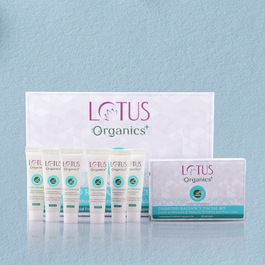 LOTUS ORGANICS DIAMOND RADIANCE FACIAL KIT 10G