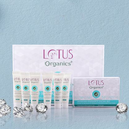 LOTUS ORGANICS DIAMOND RADIANCE FACIAL KIT 10G