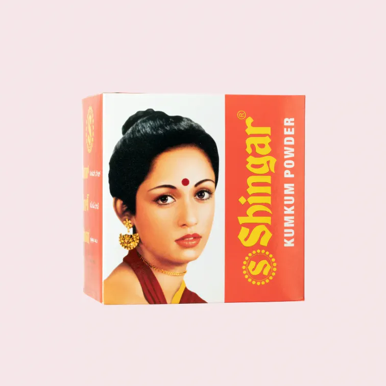 शिंगार गहरा लाल कुमकुम पाउडर 2.5 ग्राम