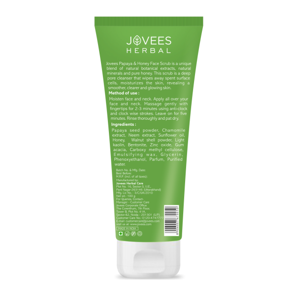 JOVEES PAPAYA HONEY SCRUB 50GM