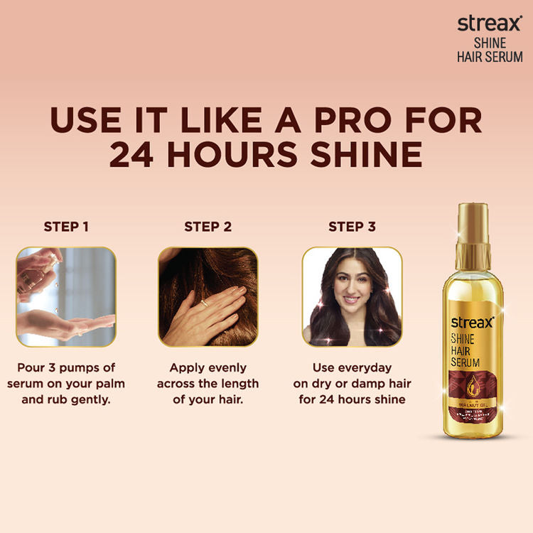 स्ट्रेक्स हेयर सीरम गोल्ड 45 एमएल
