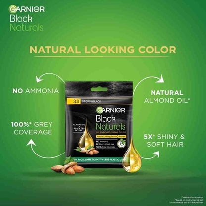 GARNIER BLACK NATURALS 3.0 BROWN BLACK 20 ML