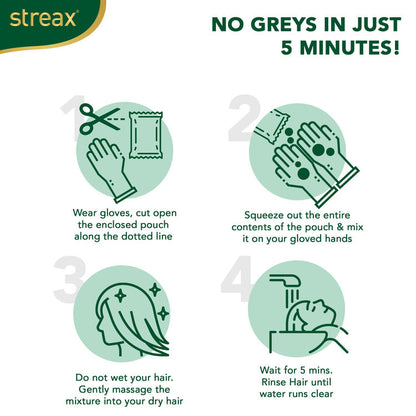 STREAX SHAMPOO COLOR 1 NATURAL BLACK