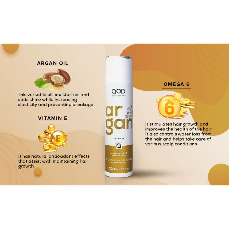 QOD ARGAN SHAMPOO 300 ML