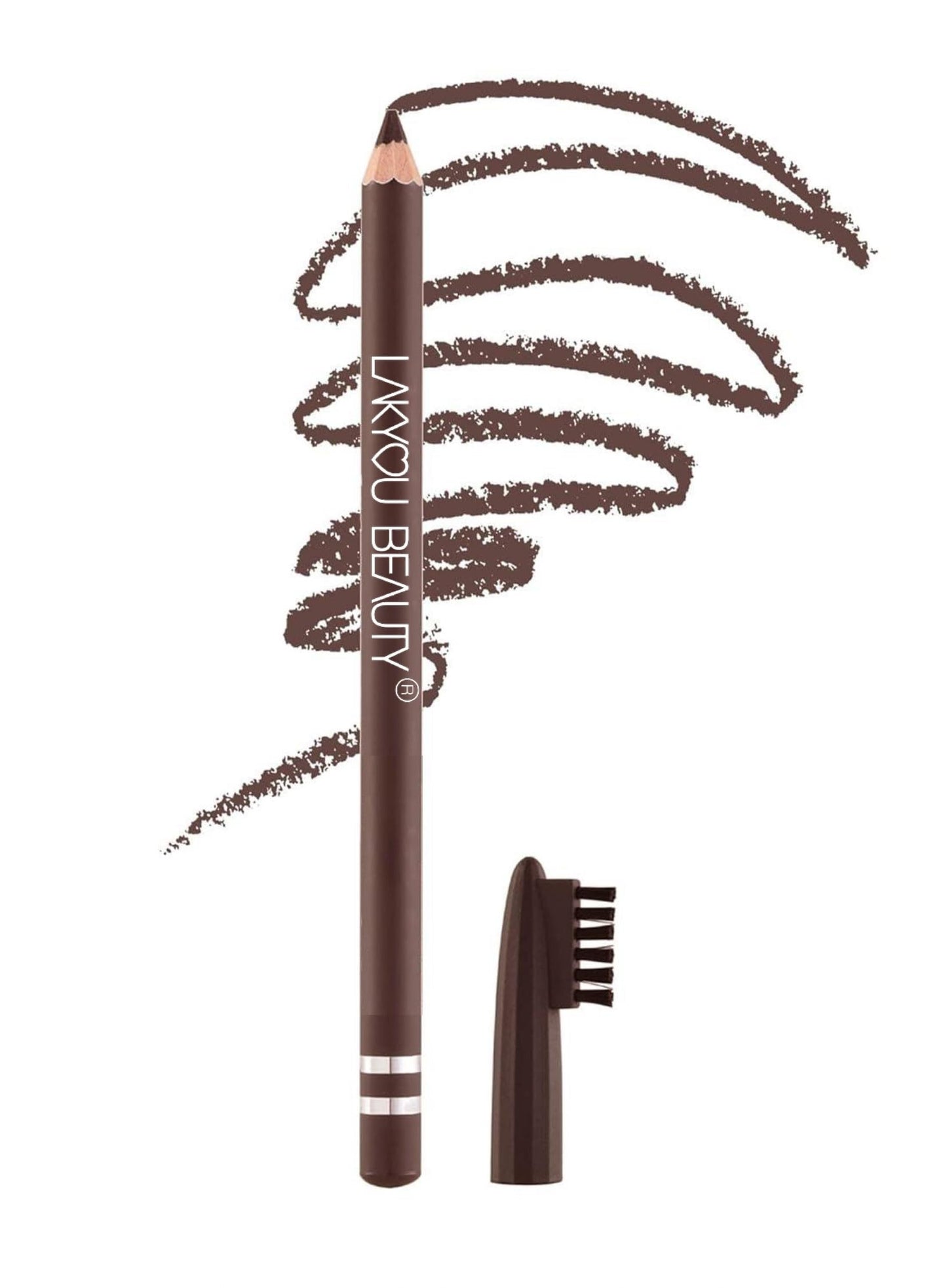 LAKYOU WATERPROOF EYEBROW PENCIL 02 DARK BROWN 1.5 GM