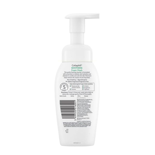 CETAPHIL SOOTHING FOAM WASH 200ML