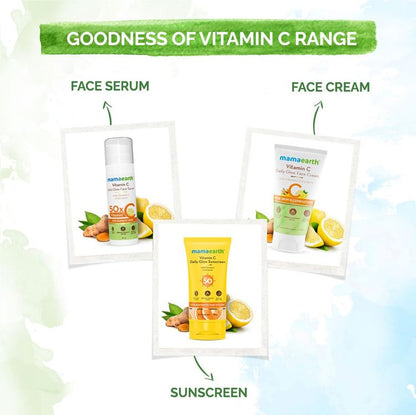 MAMAEARTH VITAMIN C GLOW SUNSCREEN 50 GM