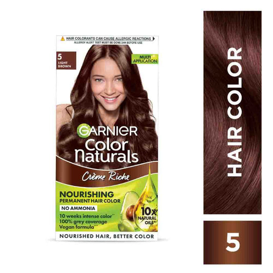 GARNIER COLOR NATURALS 5 LIGHT BROWN BOX