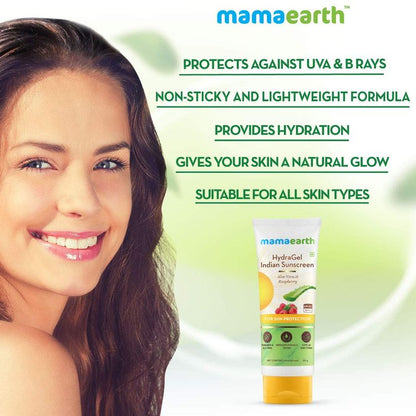 MAMAEARTH SPF 50 HYDRA GEL 50G