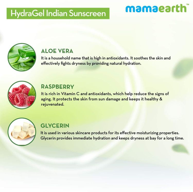 MAMAEARTH SPF 50 HYDRA GEL 50G