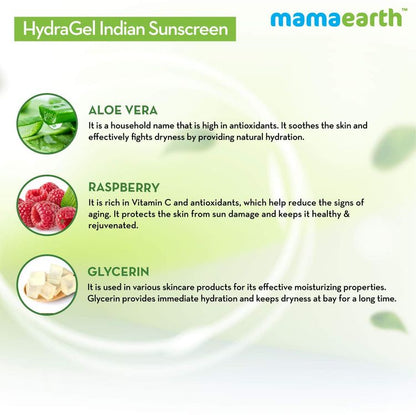 MAMAEARTH SPF 50 HYDRA GEL 50G