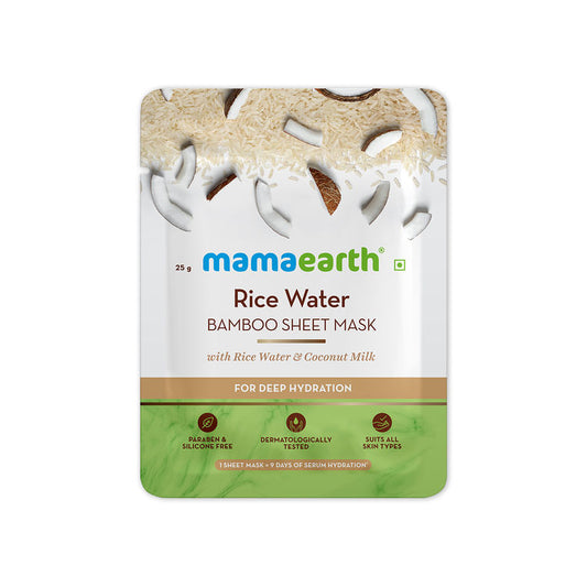 MAMAEARTH SHEET MASK RICE WATER