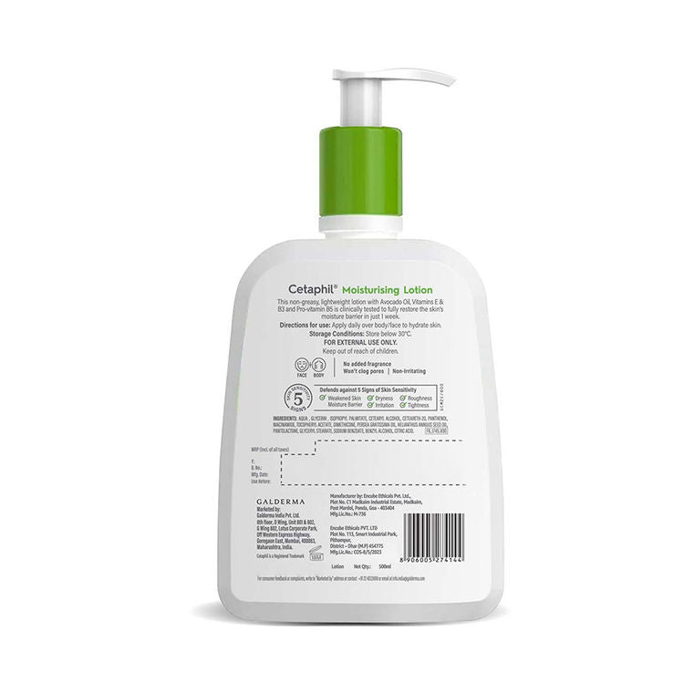 CETAPHIL MOISTURISING LOTION 500ML