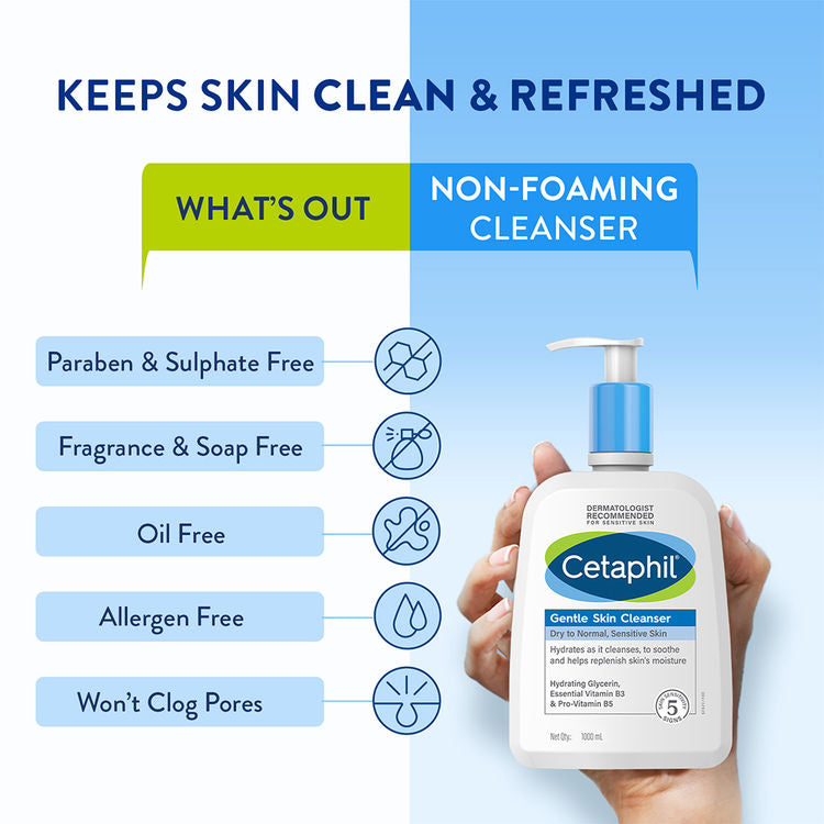 CETAPHIL GENTLE SKIN CLEANSER 1 LTR