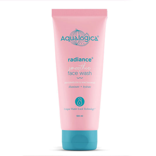 AQUALOGICA RADIANCE+SMOOTHIE FACE WASH 100ML