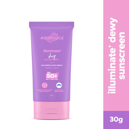 AQUALOGICA ILLUMINATE DEWY SUNSCREEN SPF50+ 30G