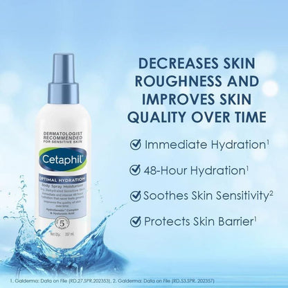 CETAPHIL BODY SPRAY MOISTURIZER HYDRATION