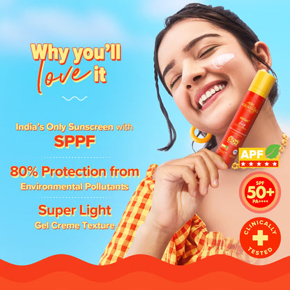 AQUALOGICA DETAN+DEWY SUNSCREEN SPF 50+ 50G
