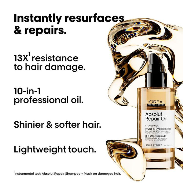 LOREAL PROFESSIONAL ABSOLUTE REPAIR OIL 90ML