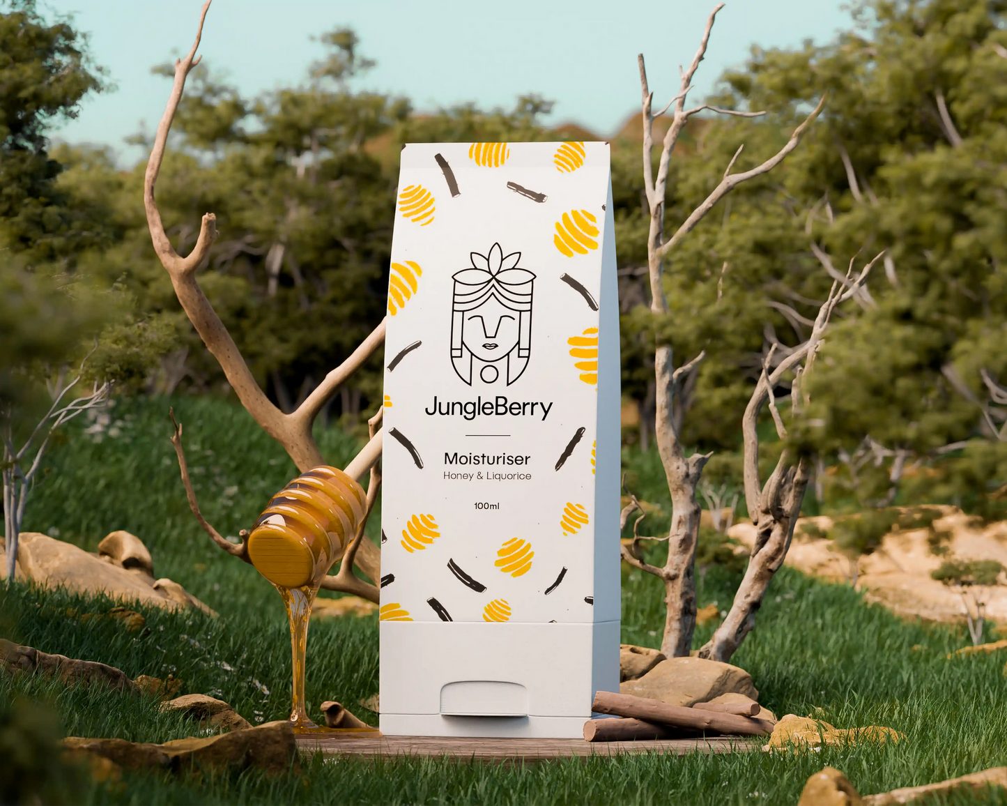 JUNGLE BERRY MOISTURISER HONEY & LIQUORICE 100ML