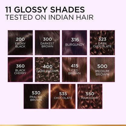 लोरियल कास्टिंग क्रीम ग्लॉस नो अमोनिया 300 गहरा भूरा 87.5G+72ML