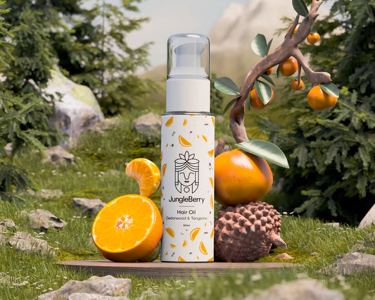 जंगल बेरी हेयर ऑयल सीडरवुड और टेंजेरीन 50 एमएल