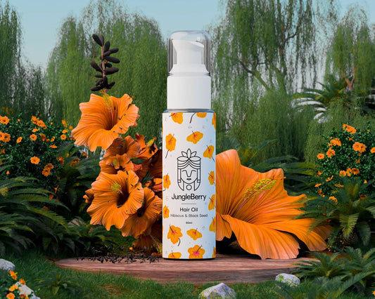 JUNGLE BERRY HAIR OIL HIBISCUS & BLACK SEED 50ML