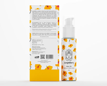 JUNGLE BERRY HAIR OIL HIBISCUS & BLACK SEED 50ML