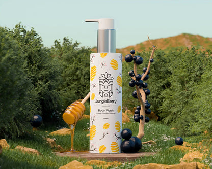 JUNGLE BERRY BODY WASH HONEY & INDIAN MADDER 200ML