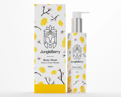 JUNGLE BERRY BODY WASH HONEY & INDIAN MADDER 200ML