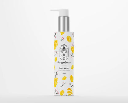 JUNGLE BERRY BODY WASH HONEY & INDIAN MADDER 200ML