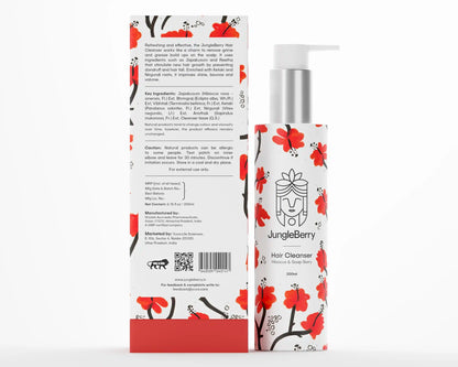 जंगल बेरी हेयर क्लींजर हिबिस्कस और सोप बेरी 100ML