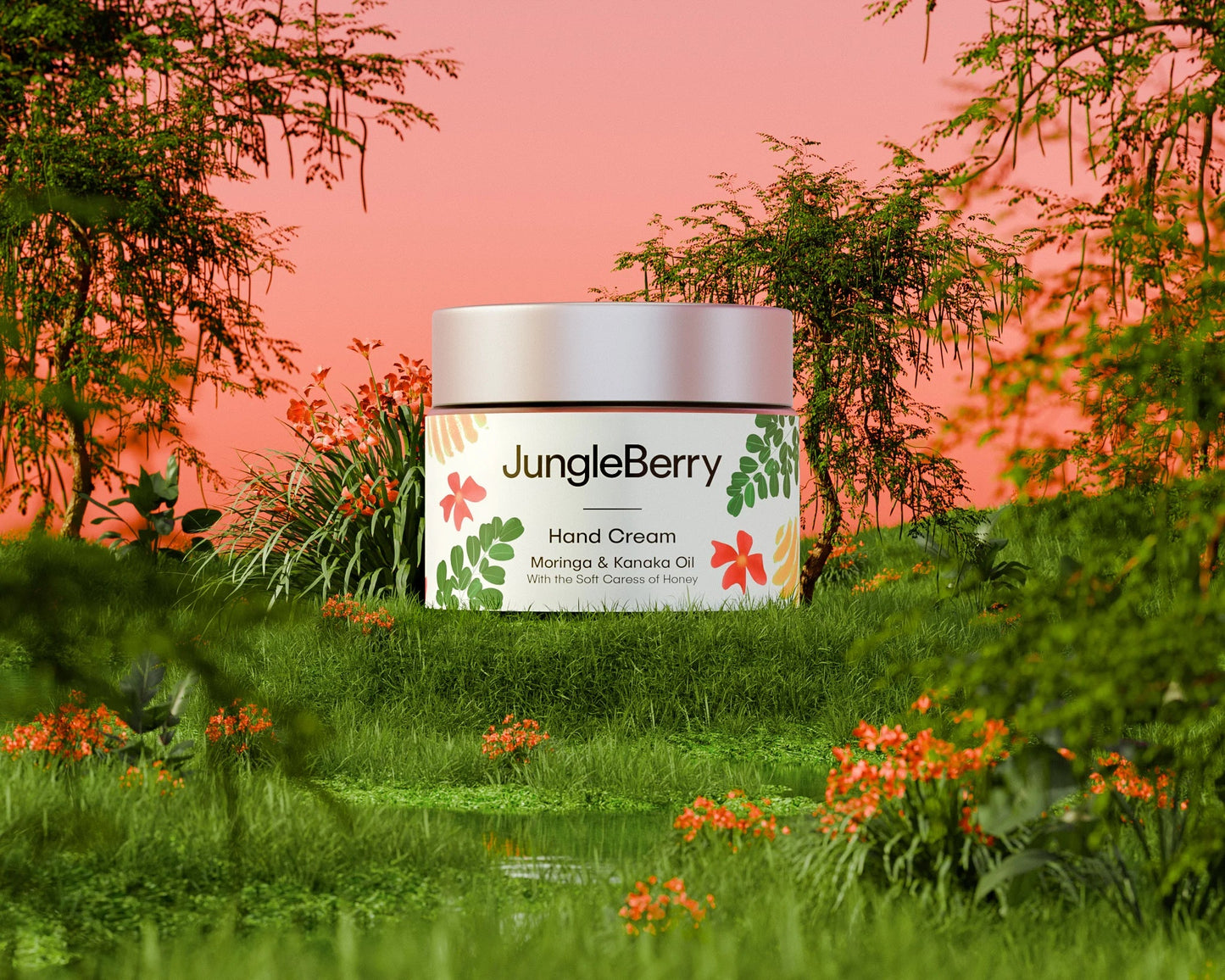 JUNGLE BERRY HAND CREAM MORINGA & KANAKA OIL 50G