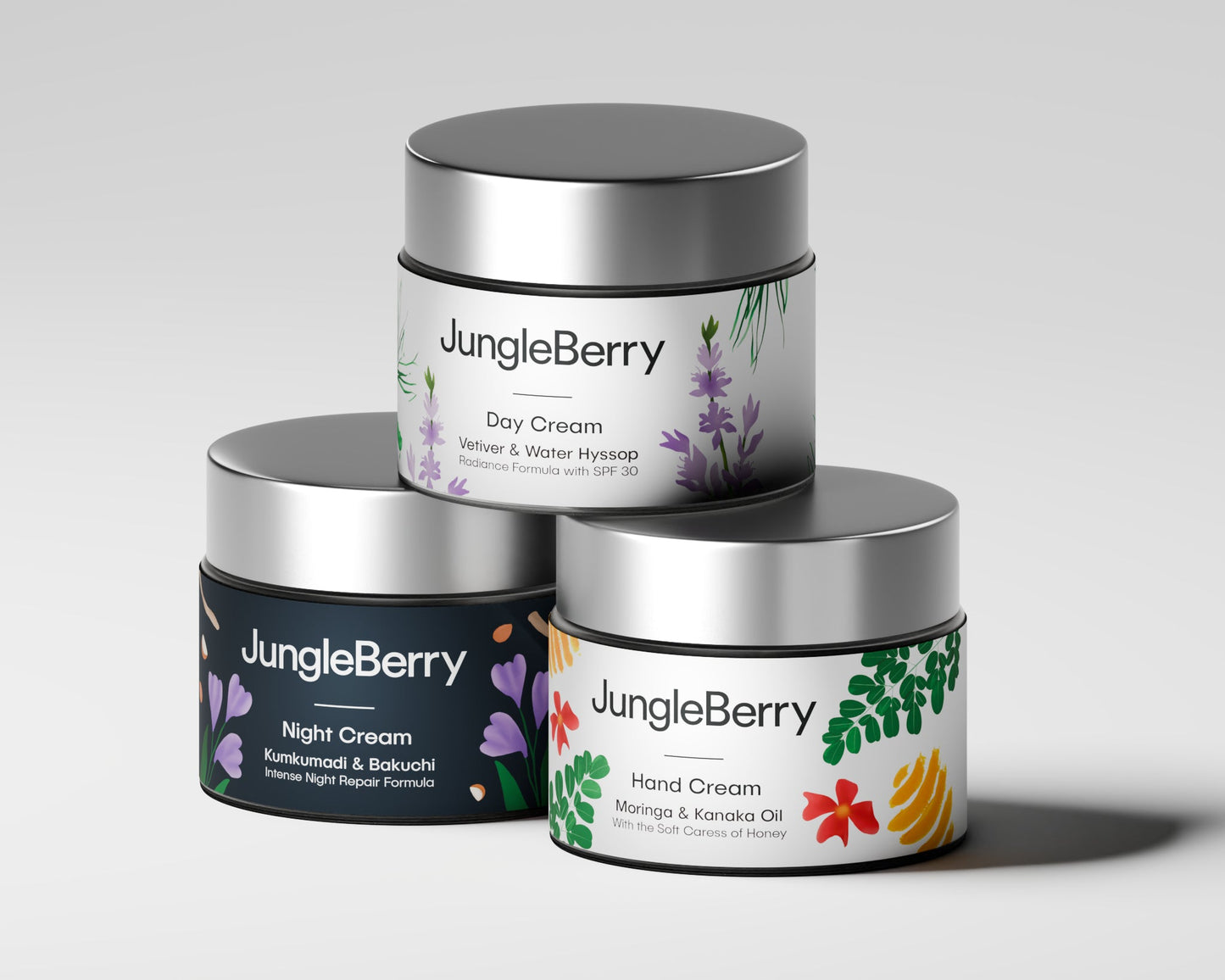JUNGLE BERRY HAND CREAM MORINGA & KANAKA OIL 50G