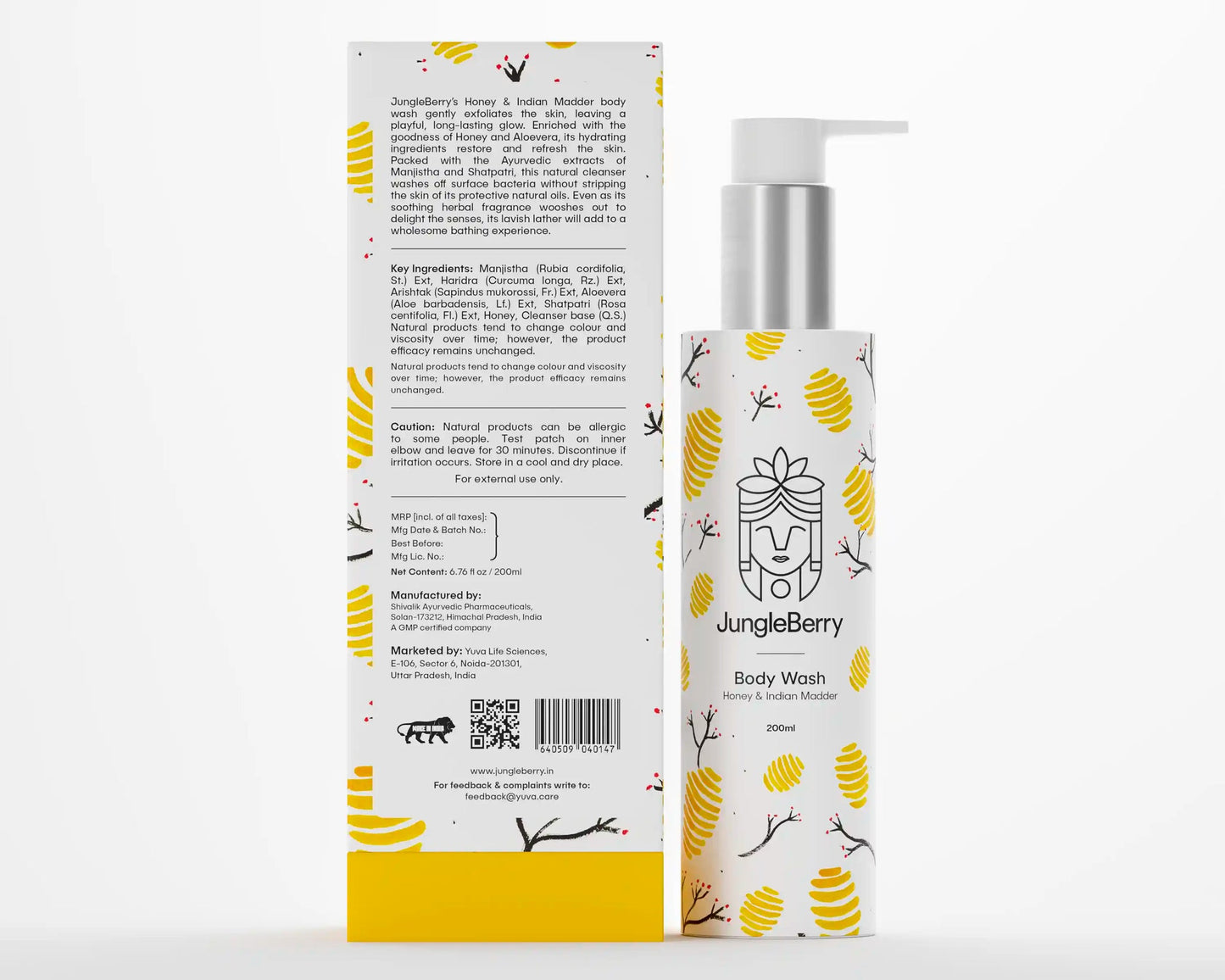 JUNGLE BERRY BODY WASH HONEY & INDIAN MADDER 30 ML