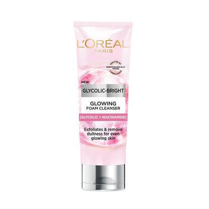 LOREAL GLYCOLIC-BRIGHT GLOWING DAILY CLEANSER FOAM 50ML