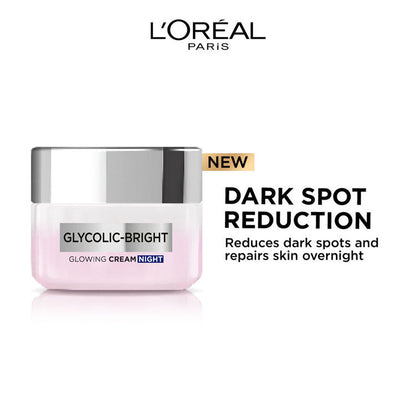 LOREAL GLYCOLIC-BRIGHT GLOWING CREAM NIGHT 15ML