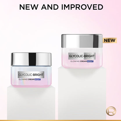 LOREAL GLYCOLIC-BRIGHT GLOWING CREAM NIGHT 15ML