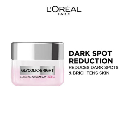 LOREAL GLYCOLIC-BRIGHT GLOWING CREAM DAY SPF 17 50ML