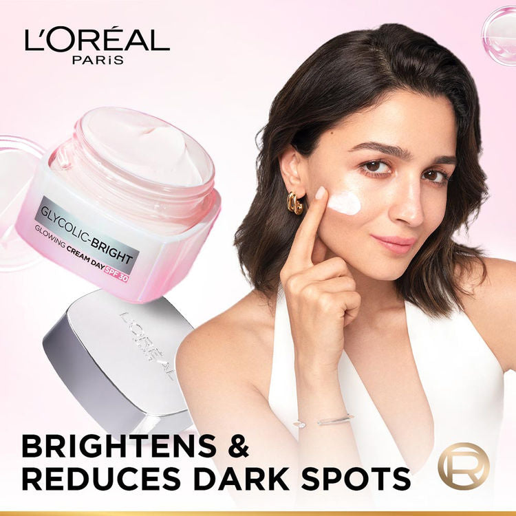 LOREAL GLYCOLIC-BRIGHT GLOWING CREAM DAY SPF 17 50ML