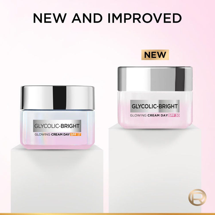 LOREAL GLYCOLIC-BRIGHT GLOWING CREAM DAY SPF 17 50ML