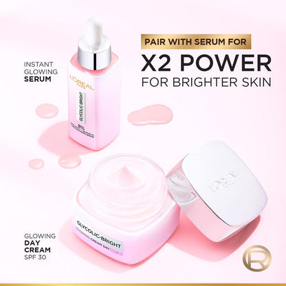 LOREAL GLYCOLIC-BRIGHT GLOWING CREAM DAY SPF 17 50ML