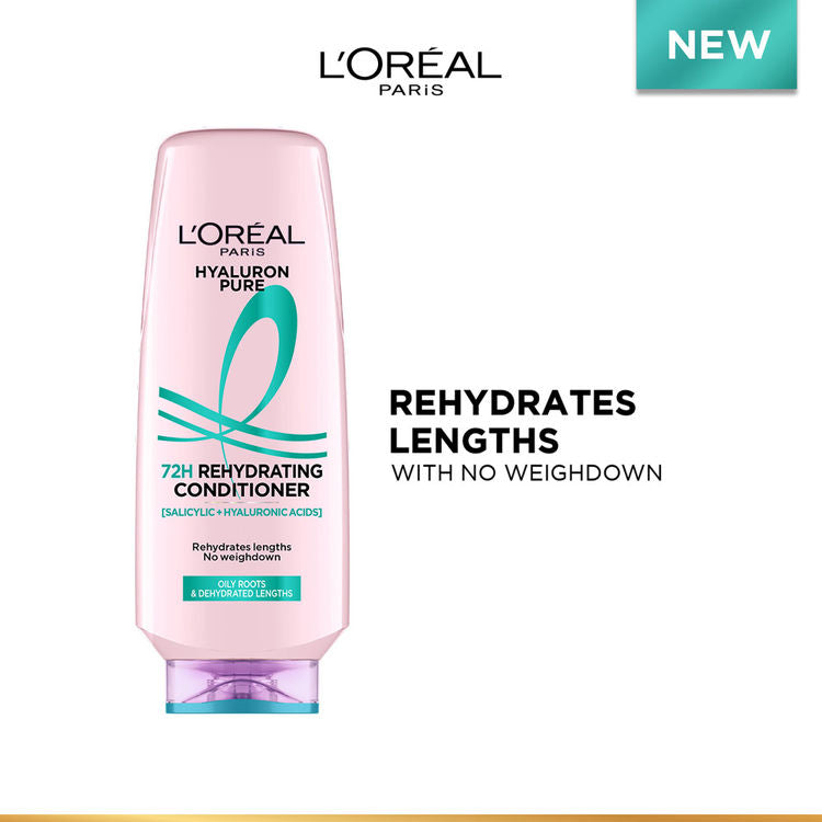 LOREAL HYALURON PURE 72H REHYDRATING CONDITIONER 175 ML