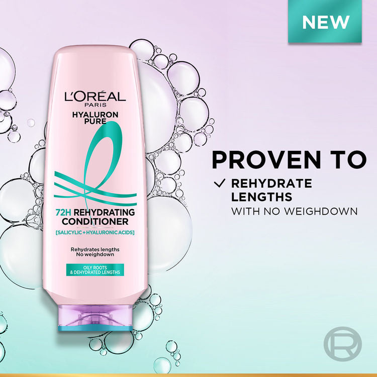 LOREAL HYALURON PURE 72H REHYDRATING CONDITIONER 175 ML