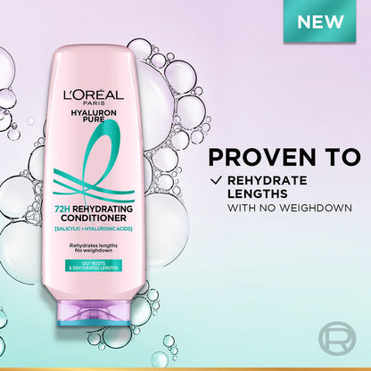 LOREAL HYALURON PURE 72H REHYDRATING CONDITIONER 175 ML