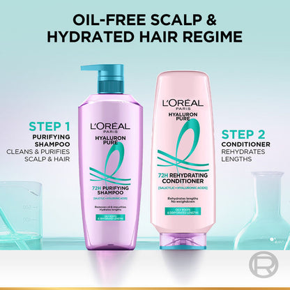 LOREAL HYALURON PURE 72H REHYDRATING CONDITIONER 175 ML