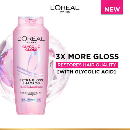 LOREAL PARIS GLYCOLIC GLOSS EXTRA GLOSS SHAMPOO 80ML
