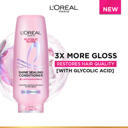LOREAL GLYCOLIC GLOSS SHINE SEALING CONDITIONER 175ML